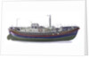 'Colby Cubbin', starboard broadside by unknown