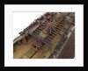 'Amazon', deck detail, capstan, wheel and pumps by Unknown