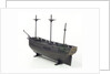 Cargo vessel, port stern quarter by unknown