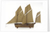 French 8-gun lugger by unknown