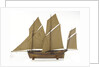 French 8-gun lugger by unknown
