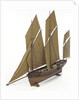 French 8-gun lugger by unknown