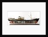'Princess Elizabeth', starboard broadside, cutaway to show interior by unknown