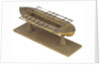 Full hull model, 16-oar outrigger lifeboat, port stern quarter deck by Unknown