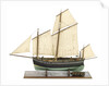 Full hull model, chasse marie, port broadside by unknown