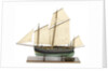 Full hull model, chasse marie, port broadside by unknown
