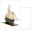 Full hull model, chasse marie, starboard by unknown
