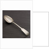 An electroplated tablespoon by L. Upton, made about 1873 by L. Upton