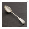 An electroplated tablespoon by L. Upton, made about 1873 by L. Upton