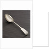 An electroplated tablespoon by L. Upton, made about 1873 by L. Upton