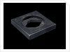 Square metal box by unknown