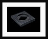 Square metal box by unknown