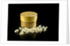 Pill box containing 'Tabas__ from Sir D B___' by unknown