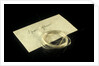 Two skeins of spun glass in an envelope by unknown