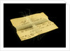 Horsehair wrapped around an invitation card from Miss Slater to Mr Herschel by Unknown