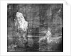 X-ray detail showing under-painting of icebergs in BHC2370 'View in Pickersgill Harbour, Dusky Bay, New Zealand' by William Hodges by William Hodges