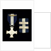 Distinguished Service Cross, with two bars, reverse by Garrard & Co.