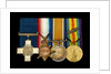 Medals awarded to Alfred William Newman RN (obverse, l to r, MED2034-2037) by Percy Metcalf