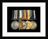 Medals awarded to Able Seaman Hubert Samuel Bevis DSM (obverse, l to r, MED1303-1307) by B. Mackennal