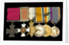 Medals awarded to Rear Admiral Dobson VC DSO (obverse, l to r, MED2102-2107) by Hancocks & Co
