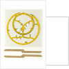 Cardboard astrolabe kit with instructions for assembly by Glenn Ellen Scientific Company