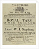 'Royal Tars of Old England', a recruitment poster for volunteers by W. & A. Lee
