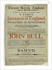 Anti-French invasion propaganda poster by Matthew Boulton