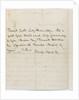 Last letter from Nelson to Horatia, page two by Horatio Nelson