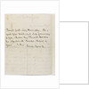Last letter from Nelson to Horatia, page two by Horatio Nelson