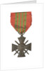 Croix de Guerre 1943, reverse by unknown
