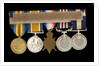 Medals awarded to Arthur Robert Blore (reverse, right to left, MED1860-1864) by B. Mackennal