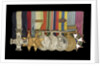 Medals awarded to Commander Peter Worth DSC (obverse, l to r, MED2002-2009) by unknown