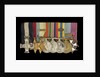 Medals awarded to Commander Peter Worth DSC (obverse, l to r, MED2002-2009) by unknown