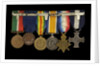 Medals awarded to Commander H. J. Bray DSC (reverse, right to left, MED1093-1098) by unknown