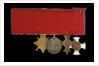 Medals awarded to Commander Richard Bolton DSO (reverse, r to l, MED1543-1546) by Unknown