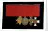 Medals awarded to Commander Richard Bolton DSO (reverse, r to l, MED1543-1546) by Unknown