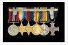 Medals awarded to Captain W. J. C. Robertson DSC (reverse, r to l, MED1095-1104) by unknown