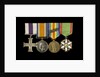Medals awarded to Lieut Michael Isaacs MC RNVR (obverse, l to r, MED2606-2609) by unknown