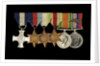 Medals awarded to Cdr Herbert J. P. Crousaz DSC (obverse, l to r, ZBA2252-2257) by Unknown