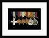 Medals awarded to Cdr Herbert J. P. Crousaz DSC (obverse, l to r, ZBA2252-2257) by Unknown