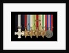 Medals awarded to Sub Lieutenant R. T. C. Worsley DSC (obverse, l to r, ZBA3029-3034) by unknown