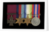 Medals awarded to Able Seaman William A. Savage VC (obverse, l to r, MED2108-2111) by Hancocks & Co
