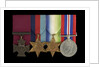 Medals awarded to Able Seaman William A. Savage VC (obverse, l to r, MED2108-2111) by Hancocks & Co