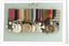 Medals awarded to Admiral of the Fleet, Earl David Beatty (obverse, left to right, MED2214-27) by W. Wyon
