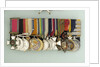 Medals awarded to Admiral of the Fleet, Earl David Beatty (obverse, left to right, MED2214-27) by W. Wyon