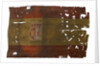 Spanish naval ensign, top left quarter detail by unknown