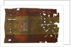 Spanish naval ensign, top left quarter detail by unknown