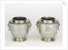 Copenhagen ice pails with lion mask handles by William Hall