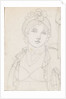 A head-and-shoulders portrait of Emma Hamilton by Thomas Baxter