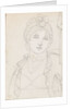 A head-and-shoulders portrait of Emma Hamilton by Thomas Baxter